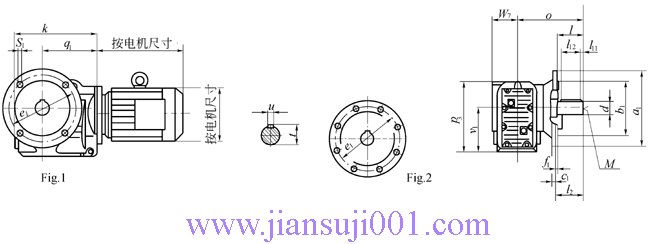 JTK系列斜齒輪-錐齒輪減速電機