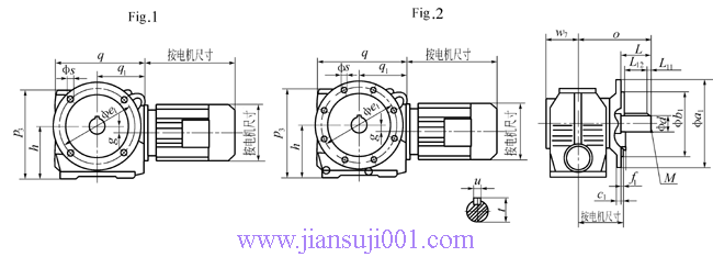 JTS系列斜齒輪-蝸輪減速電機(jī)