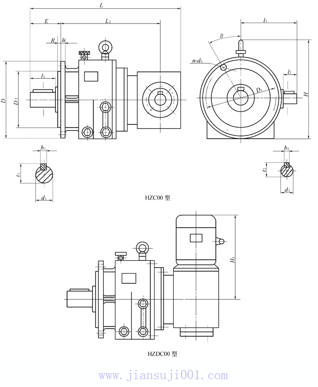 HZC��HZDC�ʹ�ֱ���S������X�������X݆�p�ٙC��ʽ����Ҫ�ߴ�