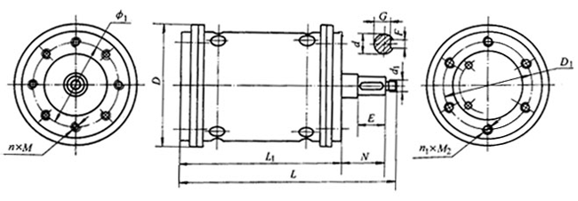 YGJϵ���ͽ�ʽ�LͲ�����ஐ��늄әC(j��)���γߴ磨IP10��
